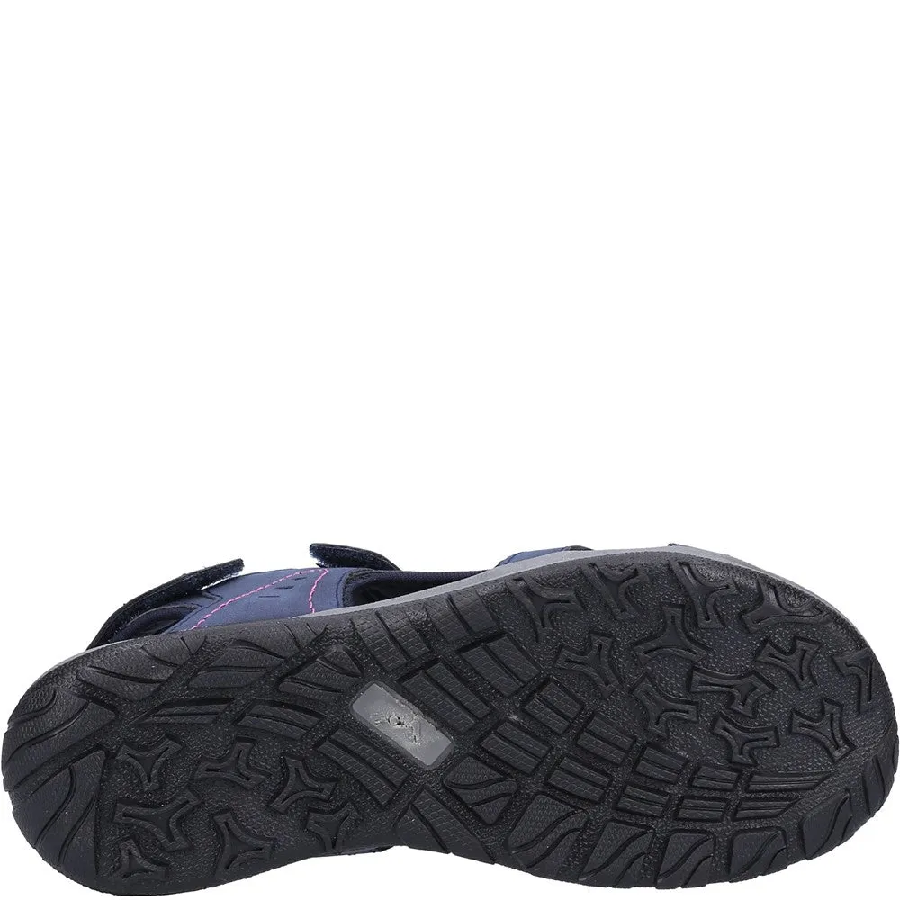 Cotswold Freshford Women's 3 Strap Adjustable Sandal Navy Berry