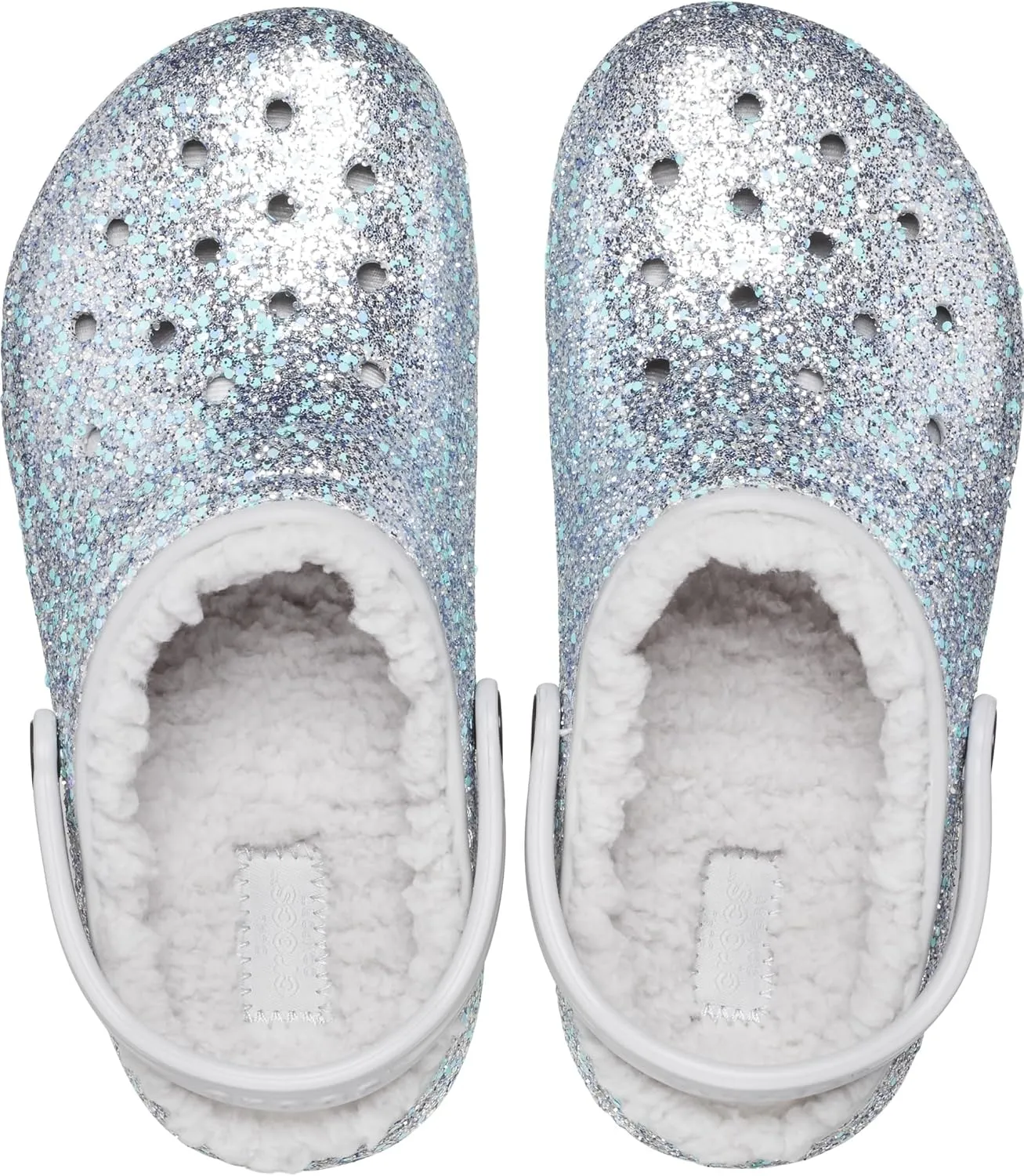 Crocs Kid's Classic Lined Glitter Clog
