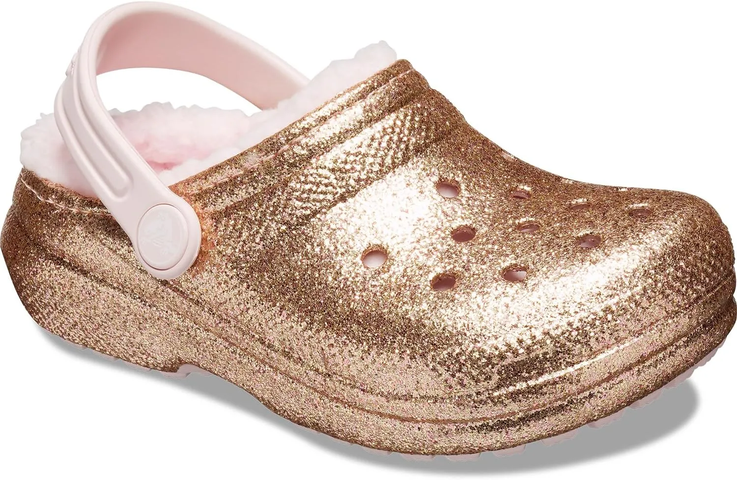 Crocs Kid's Classic Lined Glitter Clog
