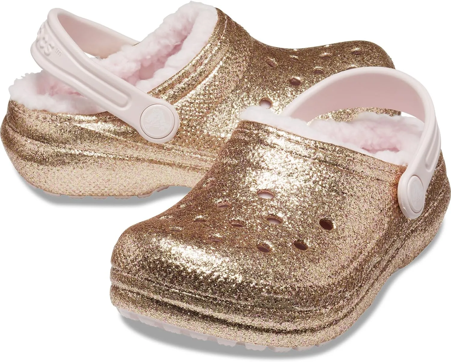 Crocs Kid's Classic Lined Glitter Clog