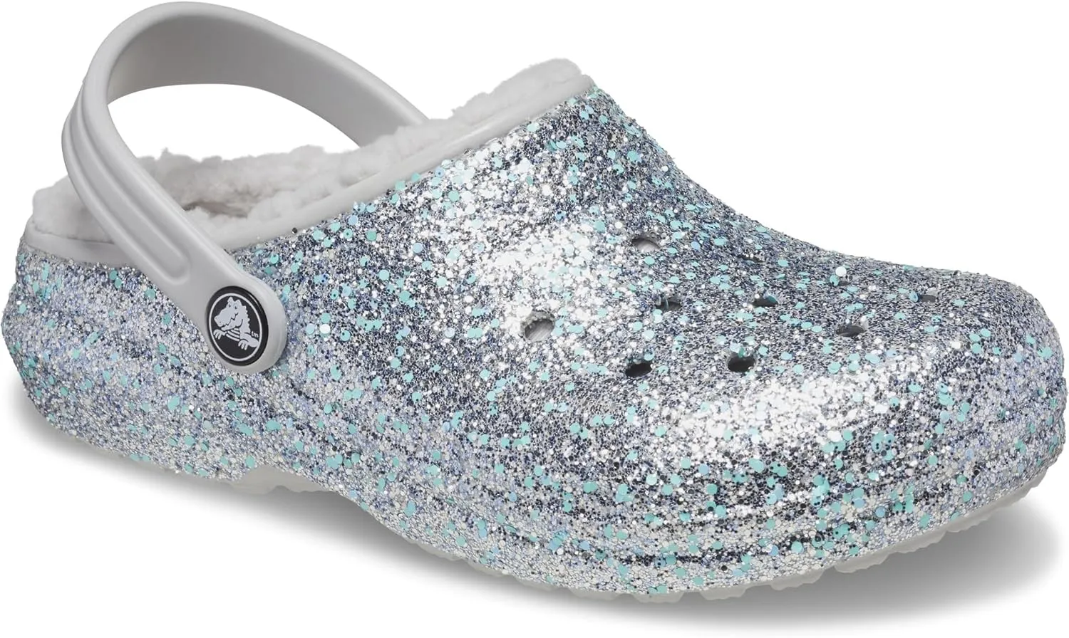 Crocs Kid's Classic Lined Glitter Clog