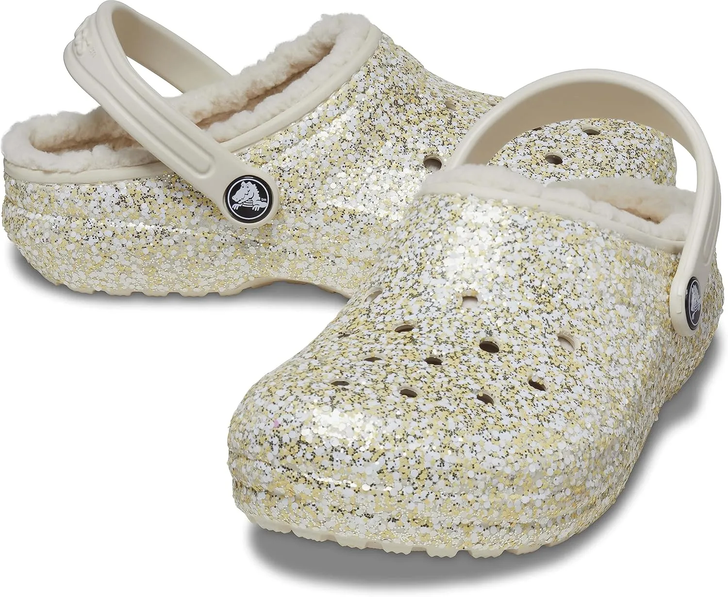 Crocs Kid's Classic Lined Glitter Clog
