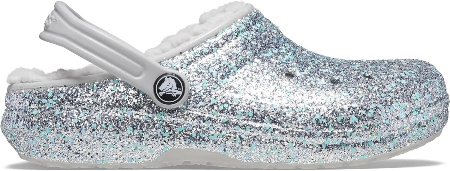 Crocs Kid's Classic Lined Glitter Clog