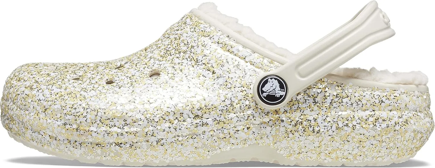 Crocs Kid's Classic Lined Glitter Clog