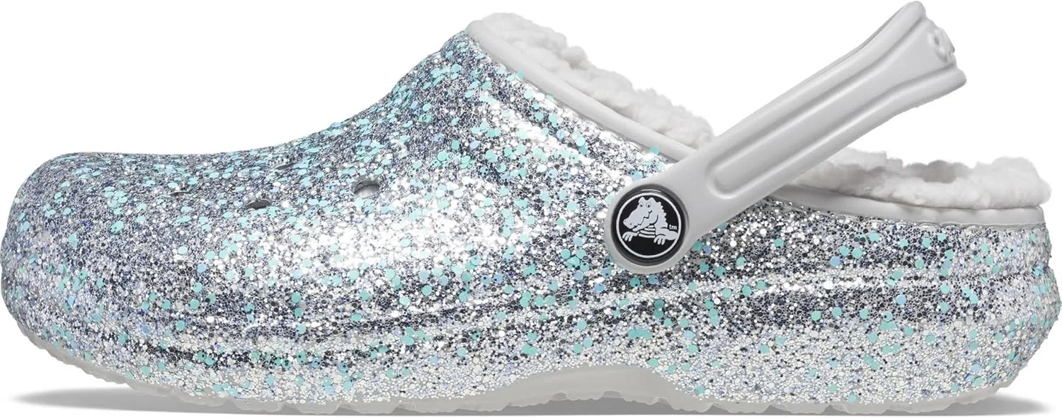 Crocs Kid's Classic Lined Glitter Clog