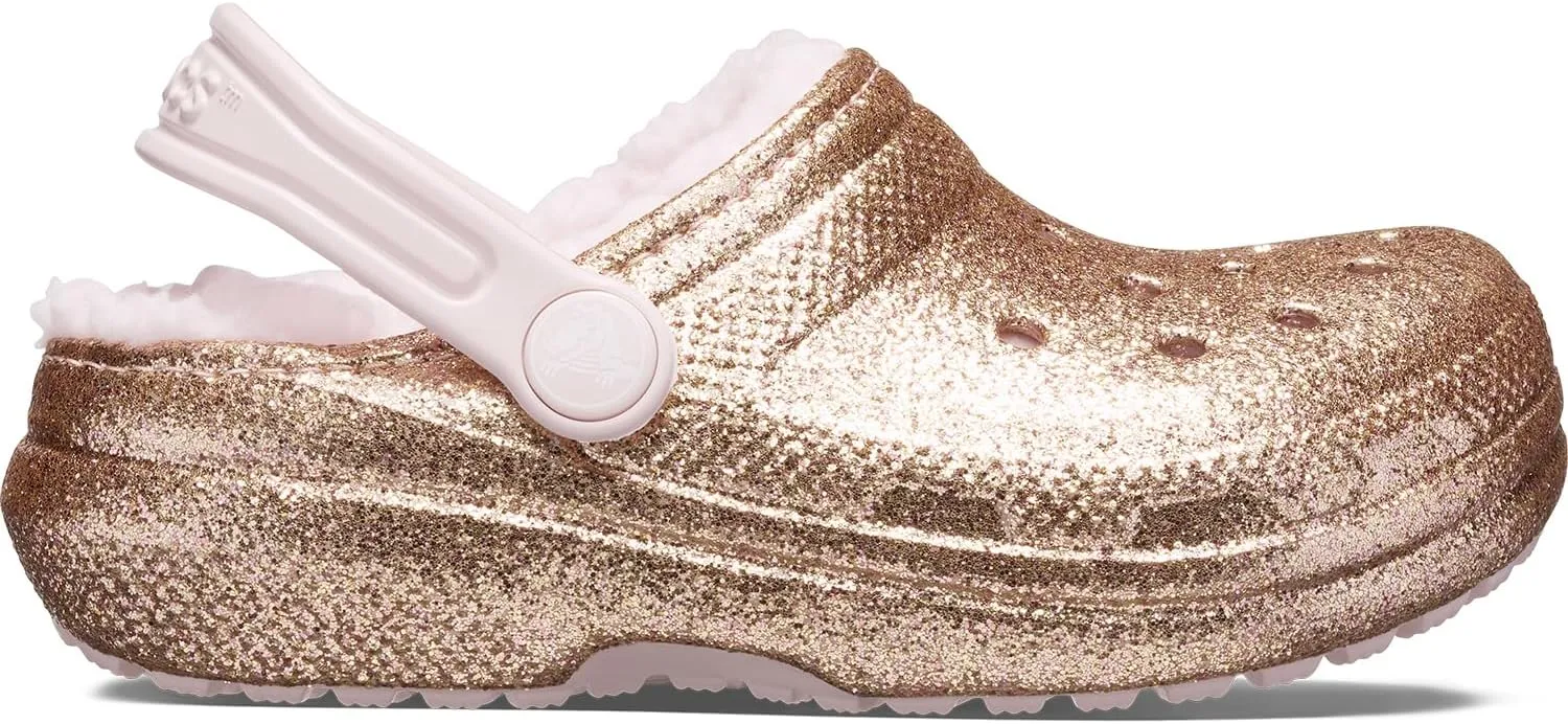 Crocs Kid's Classic Lined Glitter Clog