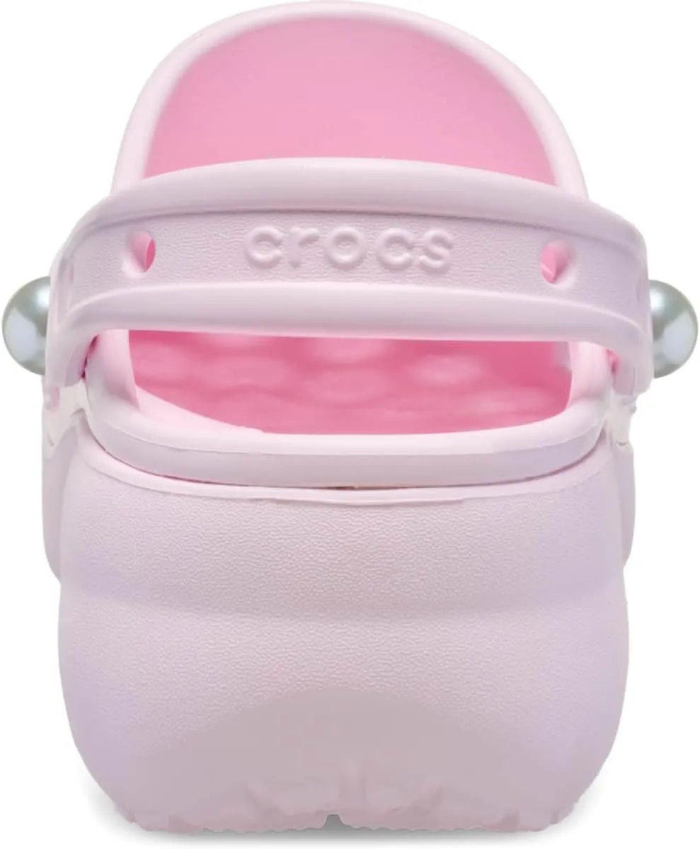 Crocs Women's Classic Platform Pearl Clog