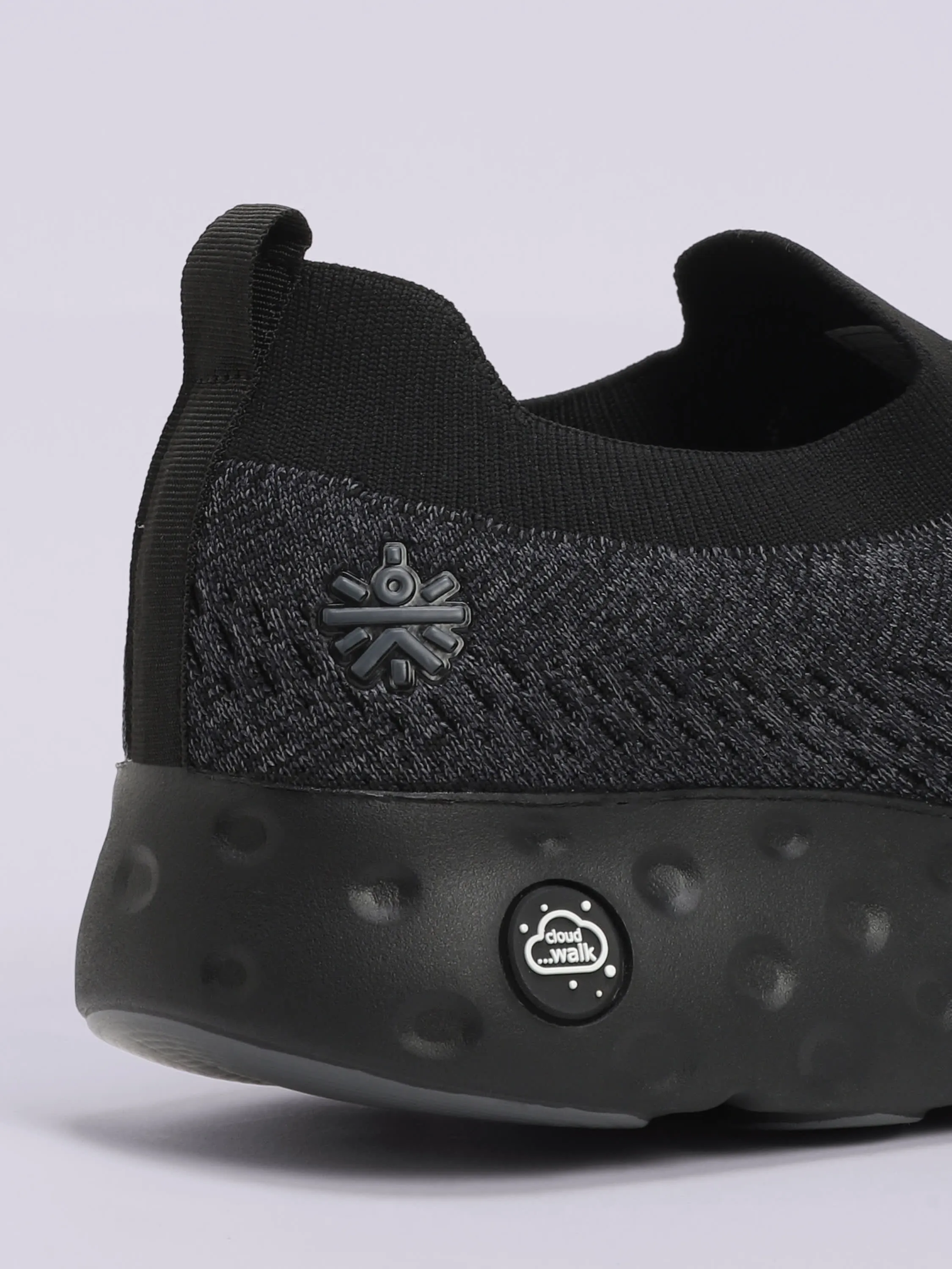 cult EZ  Plush Men's Walking Shoes - Black/Grey