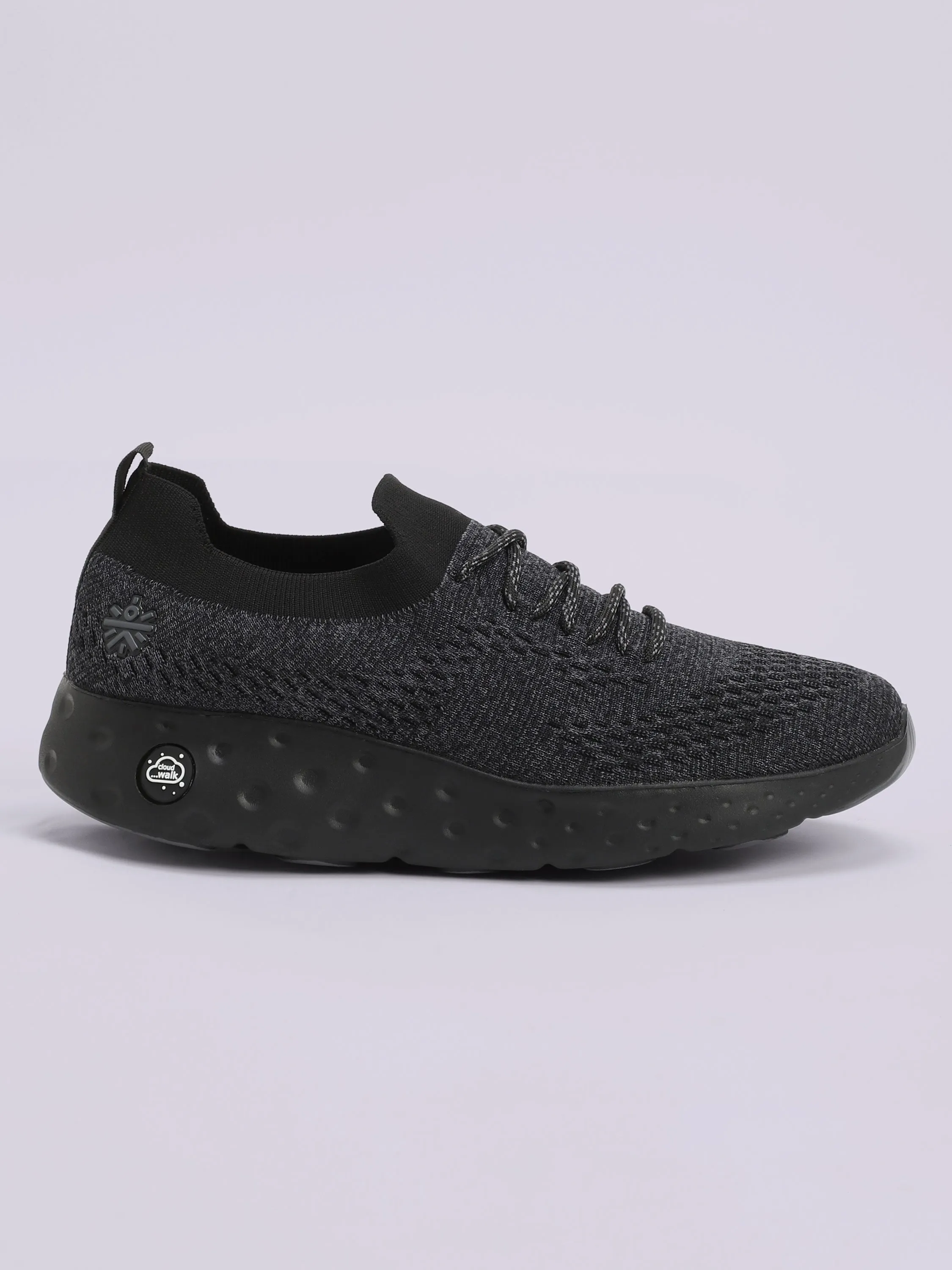 cult EZ  Plush Men's Walking Shoes - Black/Grey