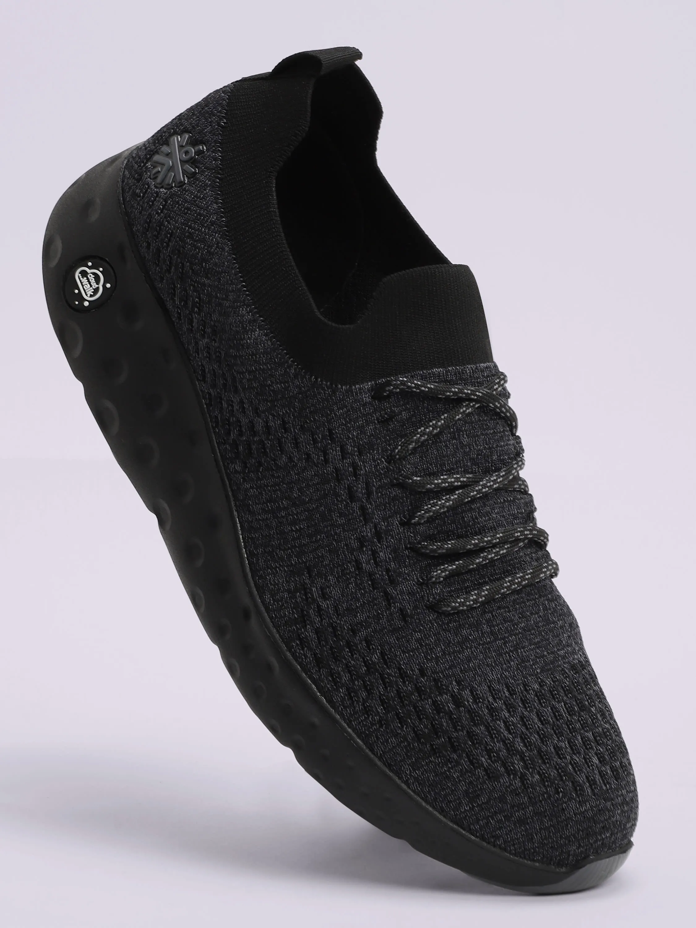 cult EZ  Plush Men's Walking Shoes - Black/Grey