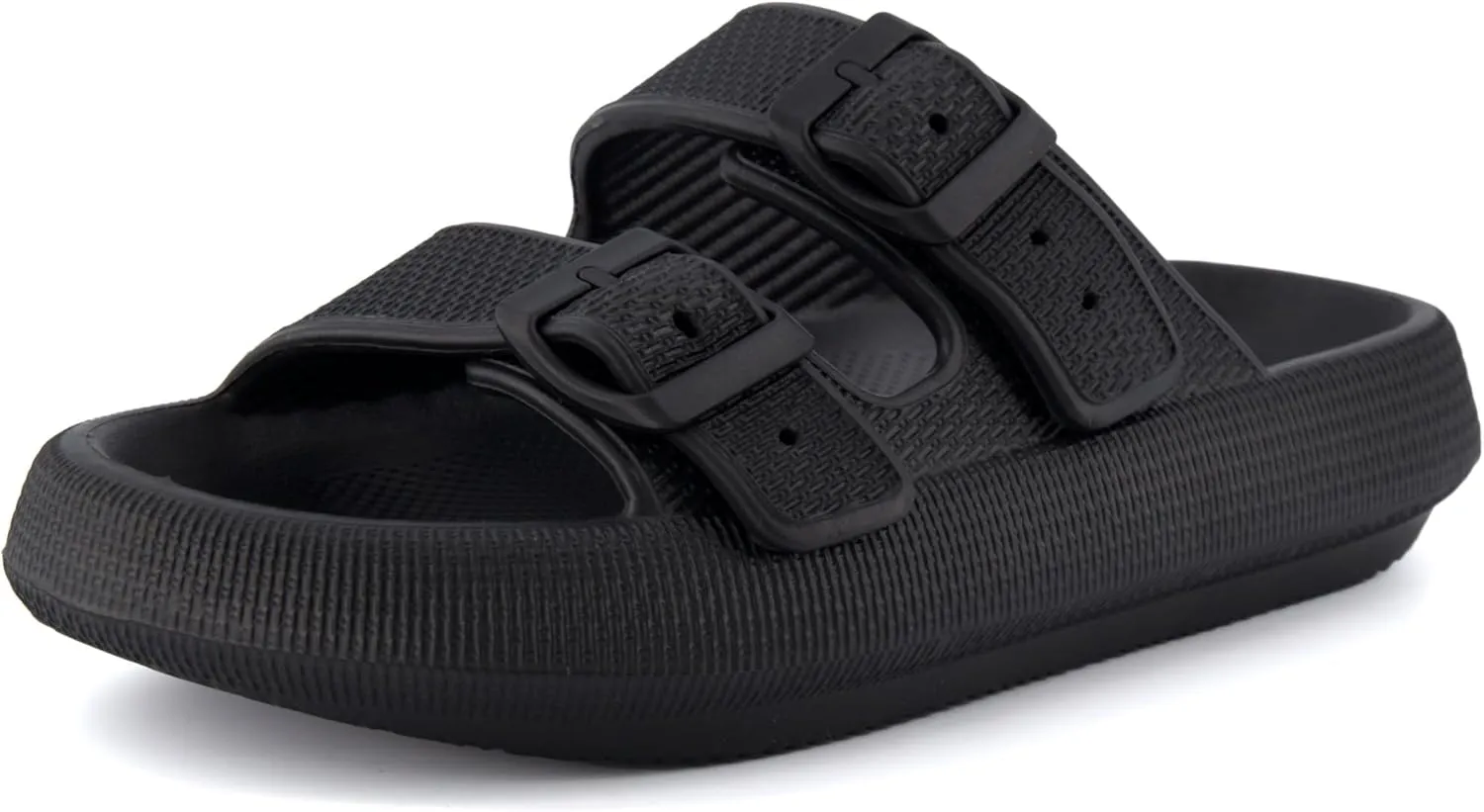 CUSHIONAIRE Women's Fame recovery cloud slide with  Comfort