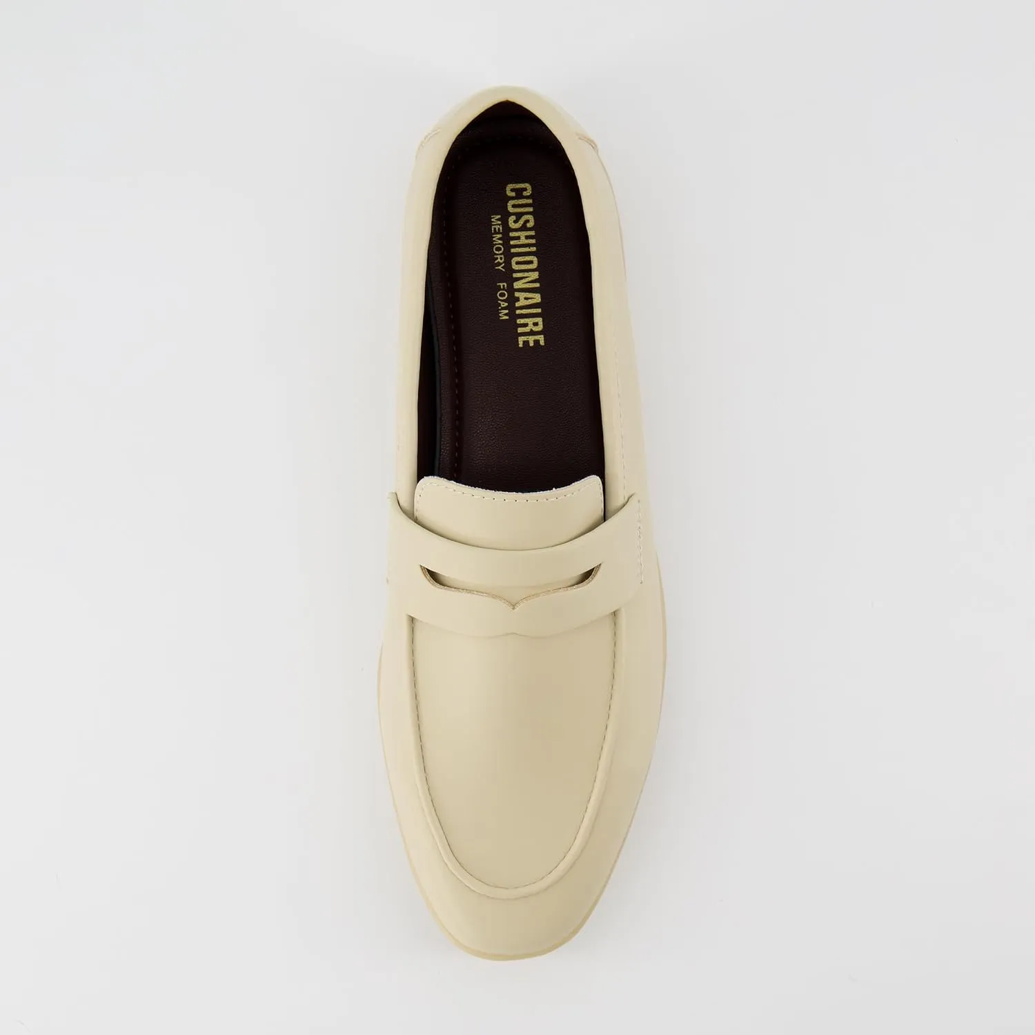 CUSHIONAIRE Women's Jetset Slip on Loafer  Memory Foam, Wide Widths Available