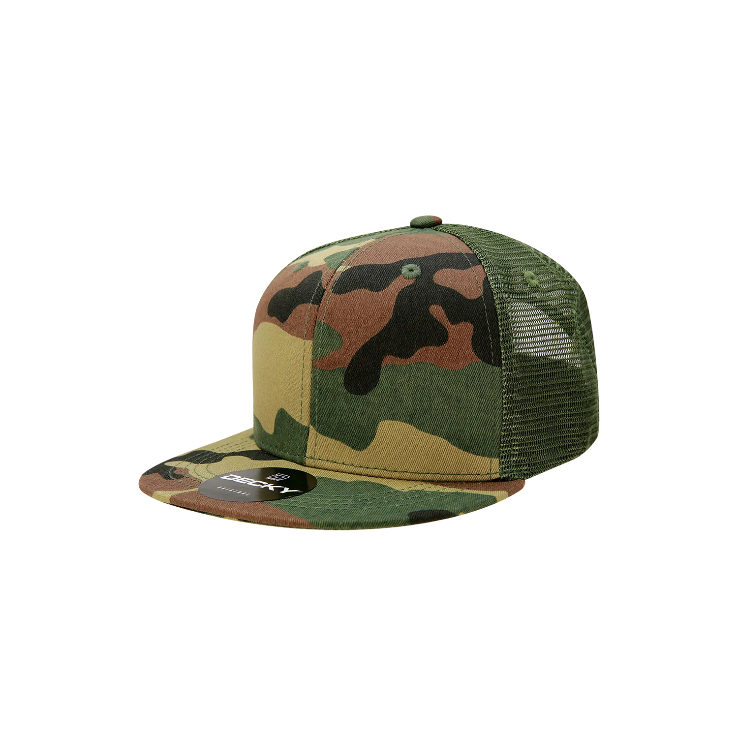 Custom Patch Decky 5010 - Kids Youth Trucker Hat, Flat Bill Snapback Cap