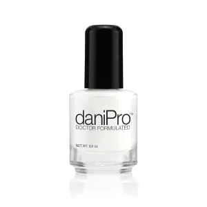 daniPro Doctor Formulated Nail Polish Just Dreamin’ - White Fingernail Polish & Toenail Polish, 0.5 oz with Undecylenic Acid, Biotin & Vitamins - Vegan Formula for Healthy Nails - USA-Made