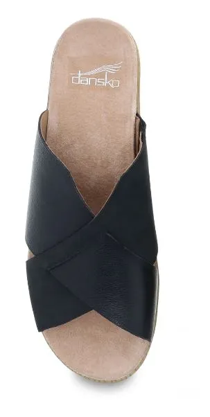 Dansko Black Multi Miri Womens Slide On Sandals 1021-602200
