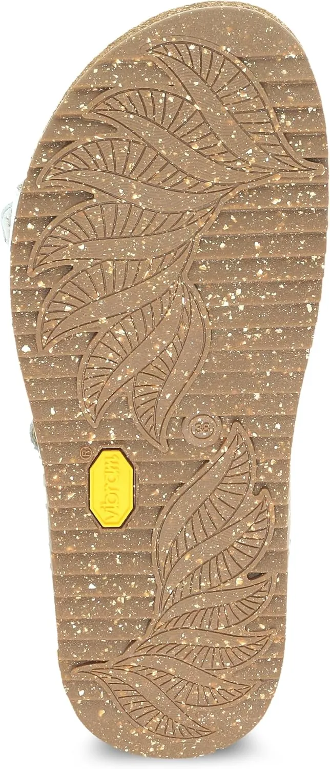 Dansko Dayna Double Buckle, Slip-On Sandal for Women - Cushioned Cork Midsole for Comfort and Shock Absorption - Vibram ECOSTEP EVO Rubber Outsole for Long-Lasting Wear