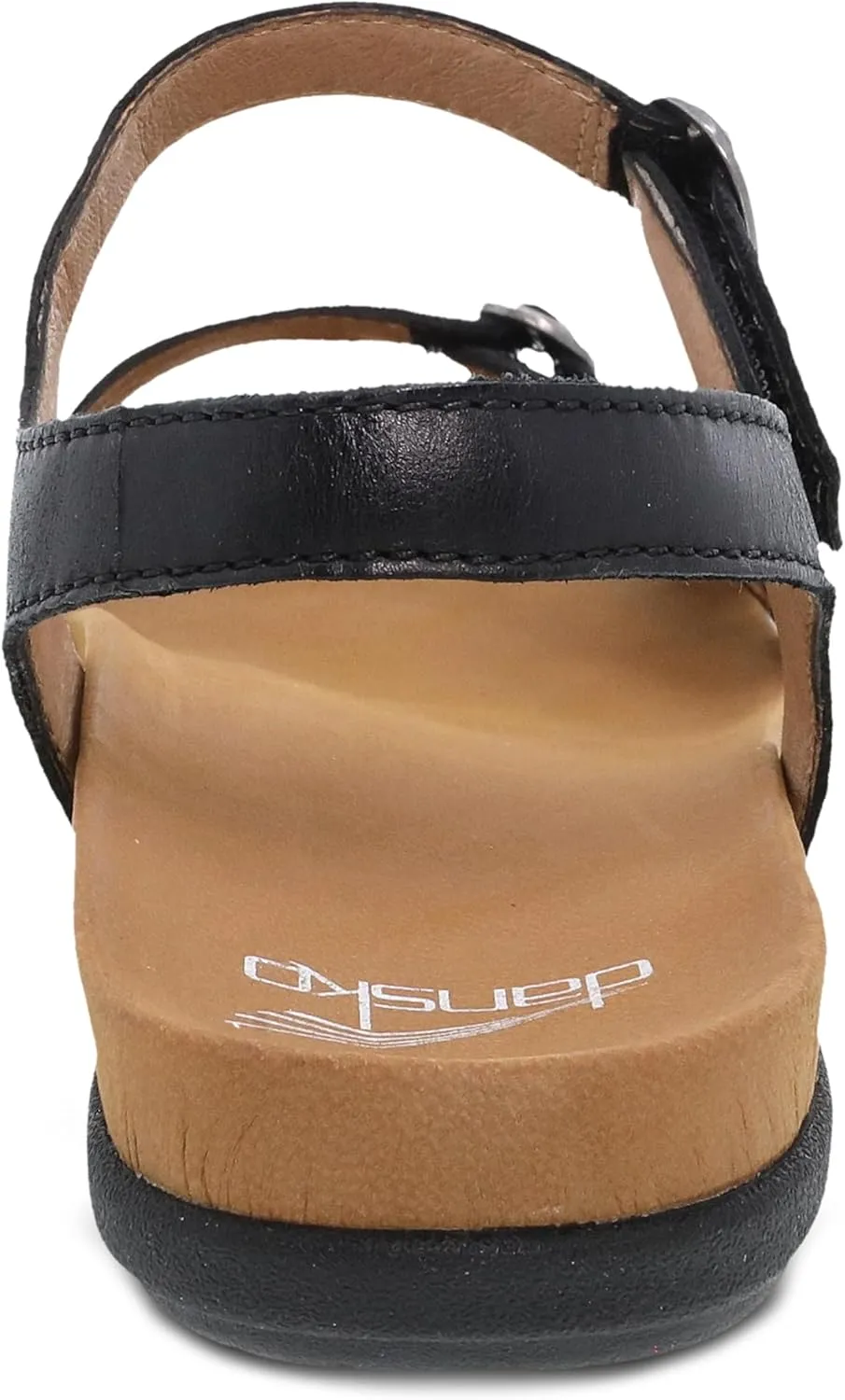 Dansko Judith Adjustable Sandal for Women - Leather Linings and Uppers for All-Day Comfort - Dual-Density EVA Footbed and Lightweight Rubber Outsole for Long-Lasting Wear