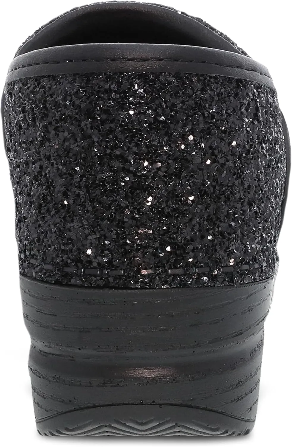Dansko Professional Glitter Slip-On Clogs for Women - Rocker Sole and Arch Support for Comfort - Shiny and Stylish Glitter Uppers