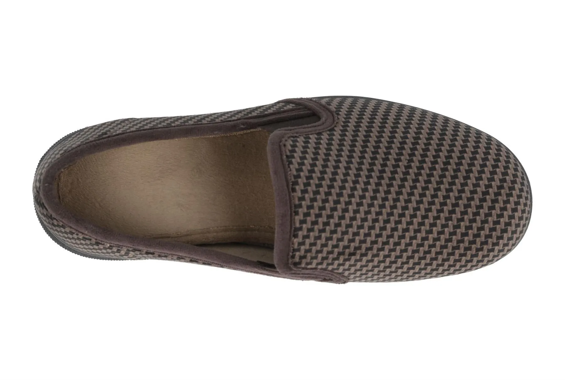 DB Shoes Men's 6V Fit Slip-On Classic Loafer Shoes in Brown, Sizes 6 to 12