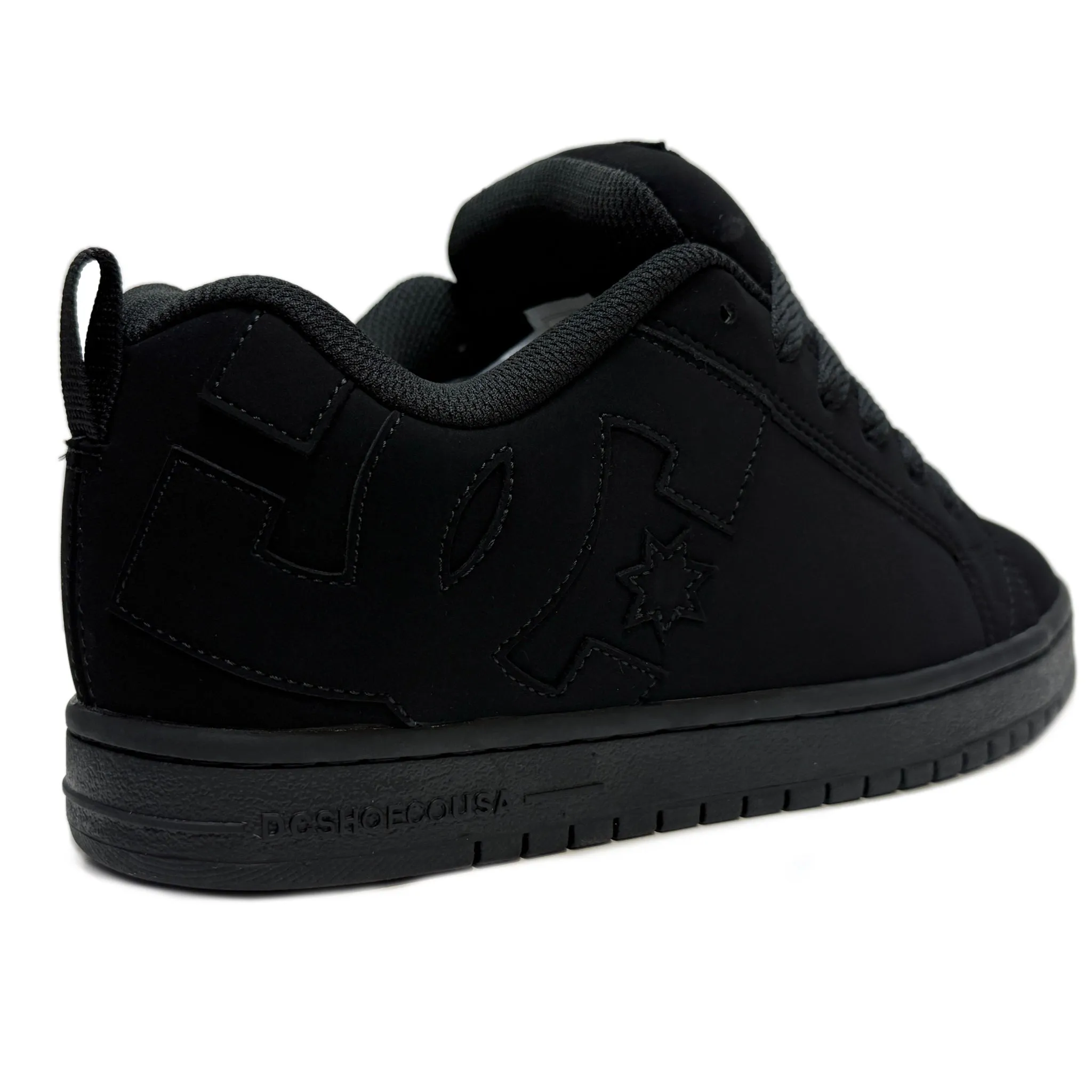 DC SHOES COURT GRAFFIK  BLACK BLACK BLACK TRAINERS