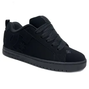 DC SHOES COURT GRAFFIK  BLACK BLACK BLACK TRAINERS