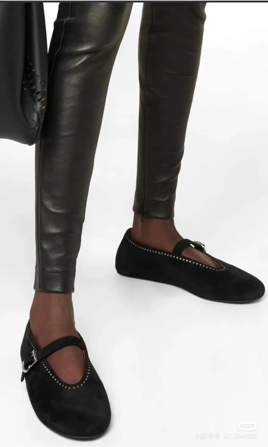 Divanne Ballet Flats for Women, Leopard Ballerina Shoes Crystal-Embellished Mary Jane Flats Mesh Flat Shoes