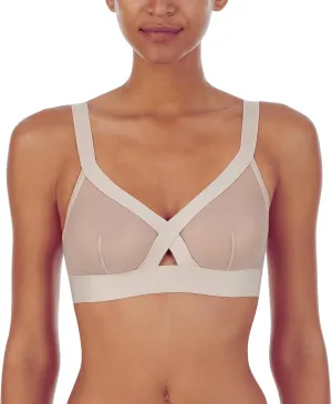 DKNY Women's Sheers Wirefree Softcup Bralette Bra