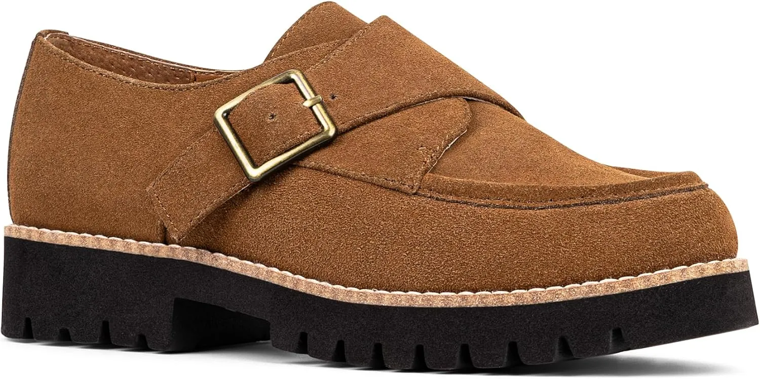 Donald J Pliner Women's Elody Suede Monk-Strap Loafer