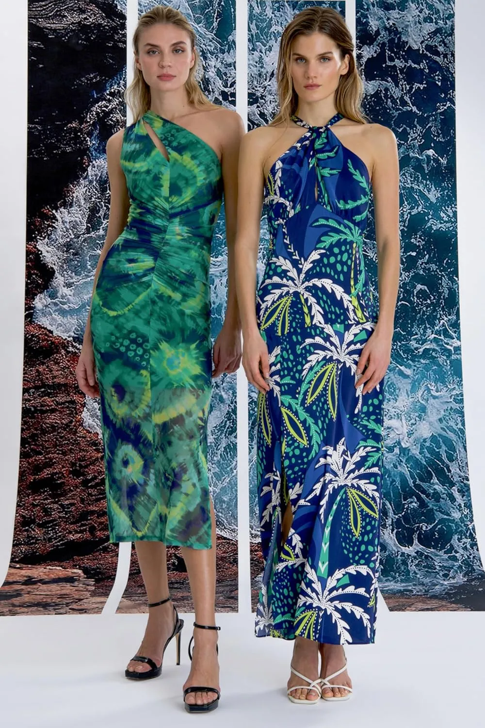 Donna Morgan One-Shoulder Keyhole Midi Formal & Cocktail Dresses for Women