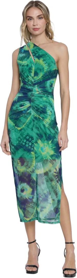 Donna Morgan One-Shoulder Keyhole Midi Formal & Cocktail Dresses for Women