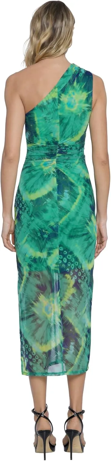Donna Morgan One-Shoulder Keyhole Midi Formal & Cocktail Dresses for Women