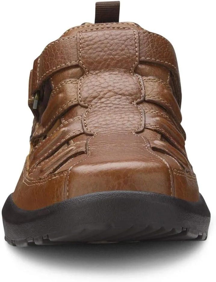 Dr. Comfort Fisherman Men's Therapeutic Diabetic Extra Depth Sandal: Chestnut 11.0 Wide (E/2E)