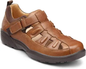 Dr. Comfort Fisherman Men's Therapeutic Diabetic Extra Depth Sandal: Chestnut 11.0 Wide (E/2E)