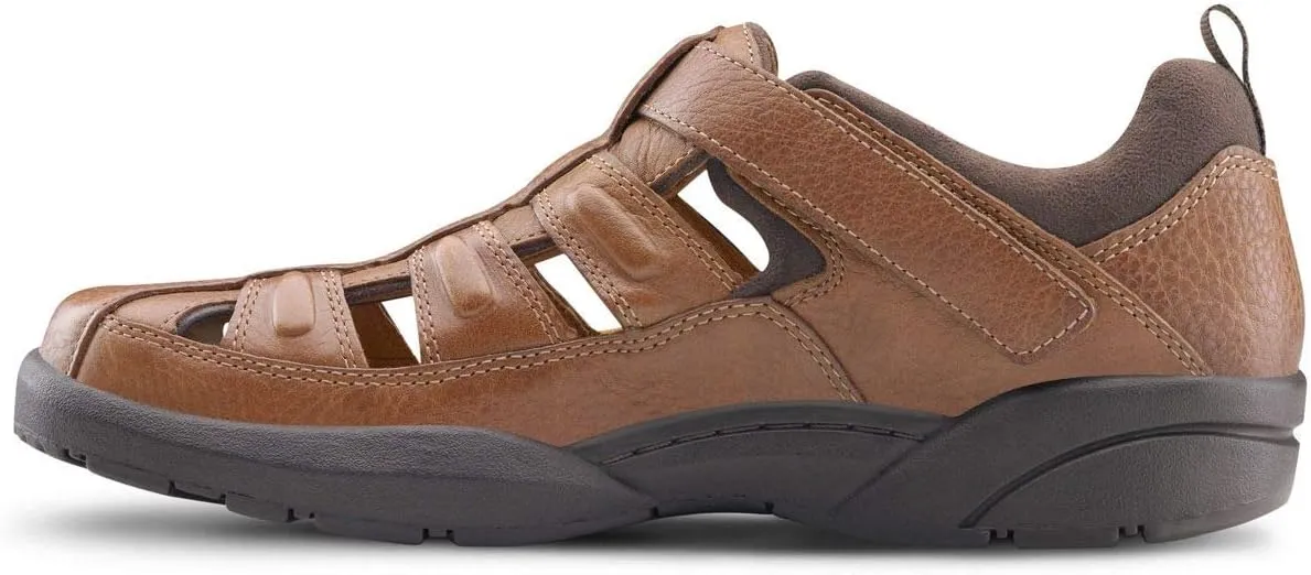 Dr. Comfort Fisherman Men's Therapeutic Diabetic Extra Depth Sandal: Chestnut 11.0 Wide (E/2E)