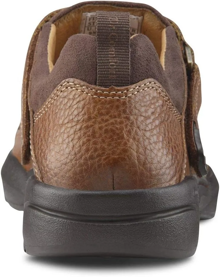 Dr. Comfort Fisherman Men's Therapeutic Diabetic Extra Depth Sandal: Chestnut 11.0 Wide (E/2E)