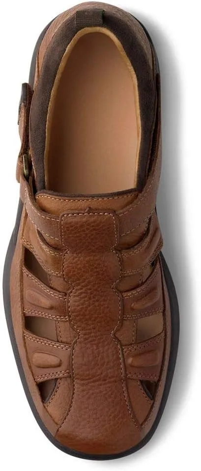 Dr. Comfort Fisherman Men's Therapeutic Diabetic Extra Depth Sandal: Chestnut 11.0 Wide (E/2E)