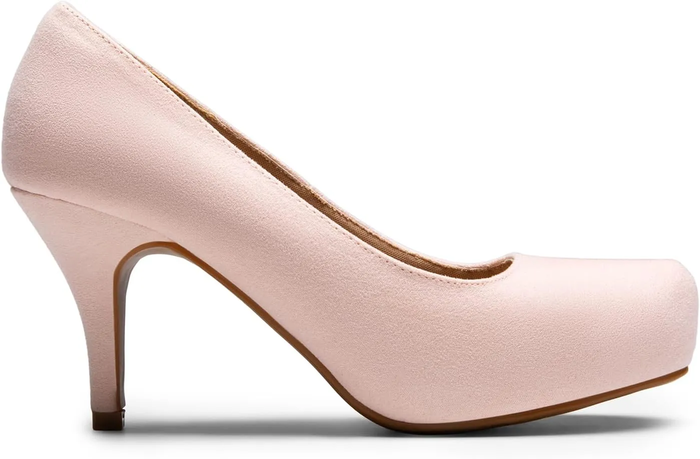 DREAM PAIRS Tiffany Women's Classic Elegant Versatile Low Stiletto Heel Dress Platform Pumps Shoes