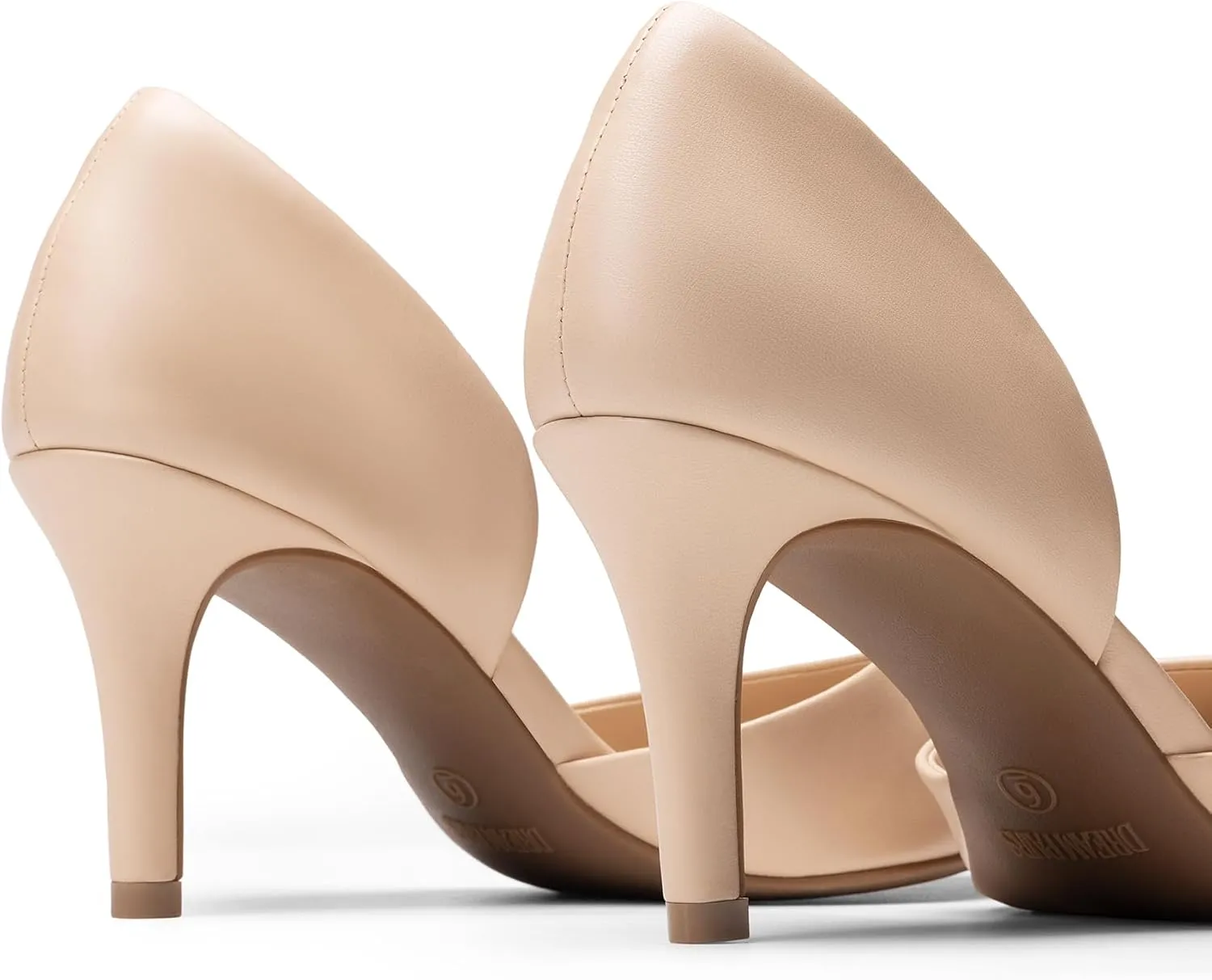 DREAM PAIRS Women's High Heel Closed Toe Dress Shoes Pumps Elegant Stiletto D'Orsay Slip On