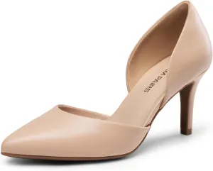 DREAM PAIRS Women's High Heel Closed Toe Dress Shoes Pumps Elegant Stiletto D'Orsay Slip On