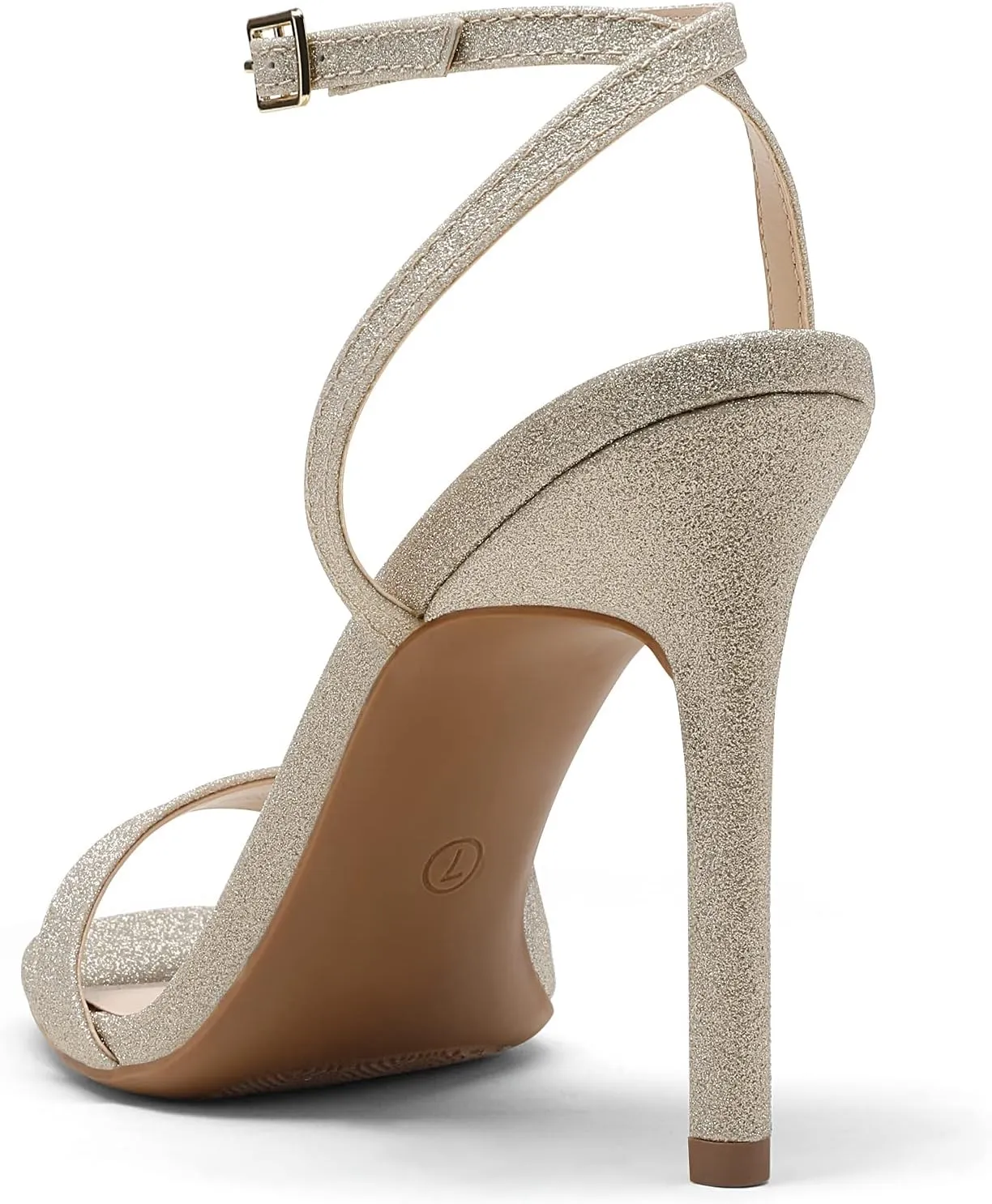 DREAM PAIRS Women’s High Stilettos Open Square Toe Ankle Strap Heels Sexy Comfort Strappy Dress Shoes Wedding Bridal Pumps Sandals