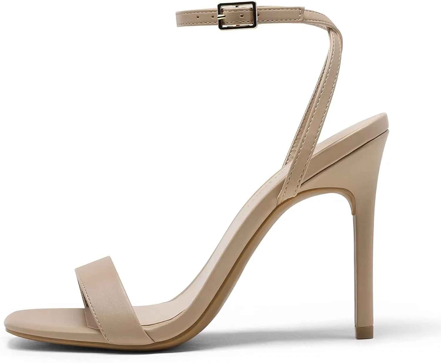DREAM PAIRS Women’s High Stilettos Open Square Toe Ankle Strap Heels Sexy Comfort Strappy Dress Shoes Wedding Bridal Pumps Sandals
