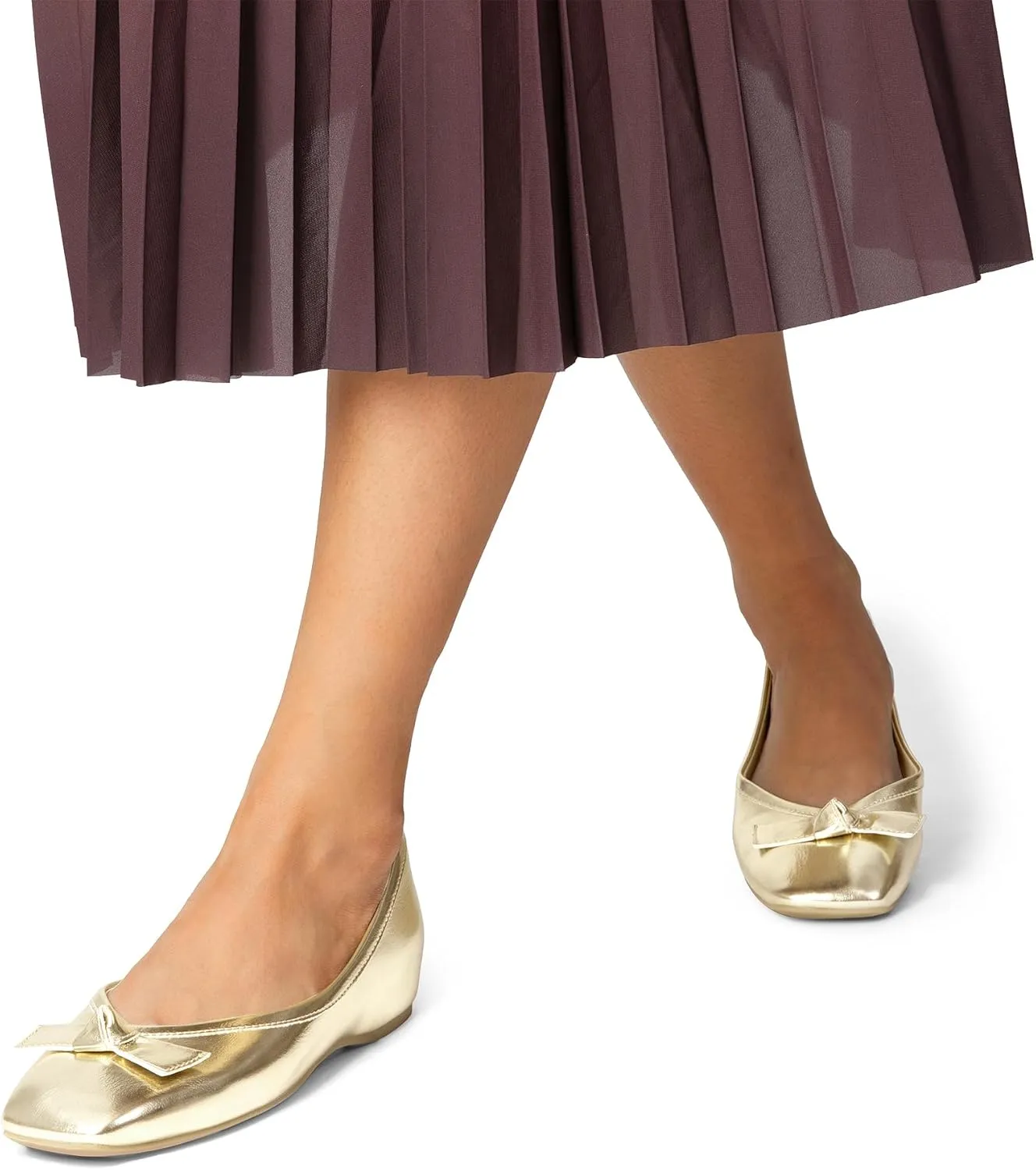 DREAM PAIRS Women's Low Wedge Dressy Flats, Comfortable Square Toe Rhinestone Wedding Shoes
