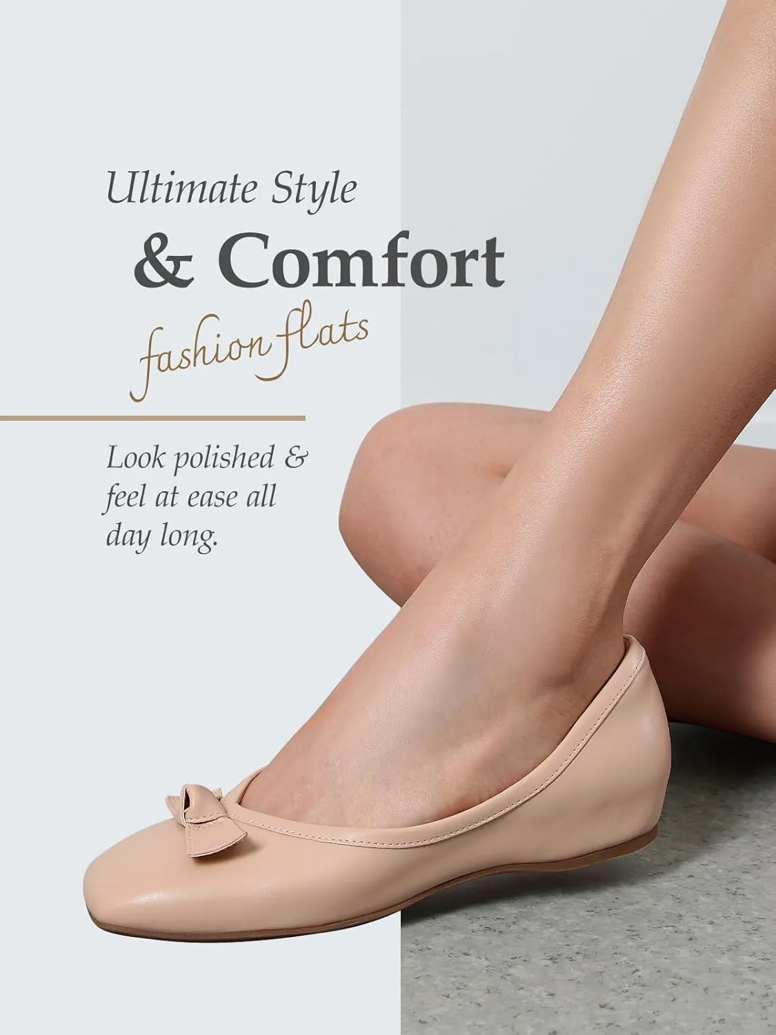DREAM PAIRS Women's Low Wedge Dressy Flats, Comfortable Square Toe Rhinestone Wedding Shoes