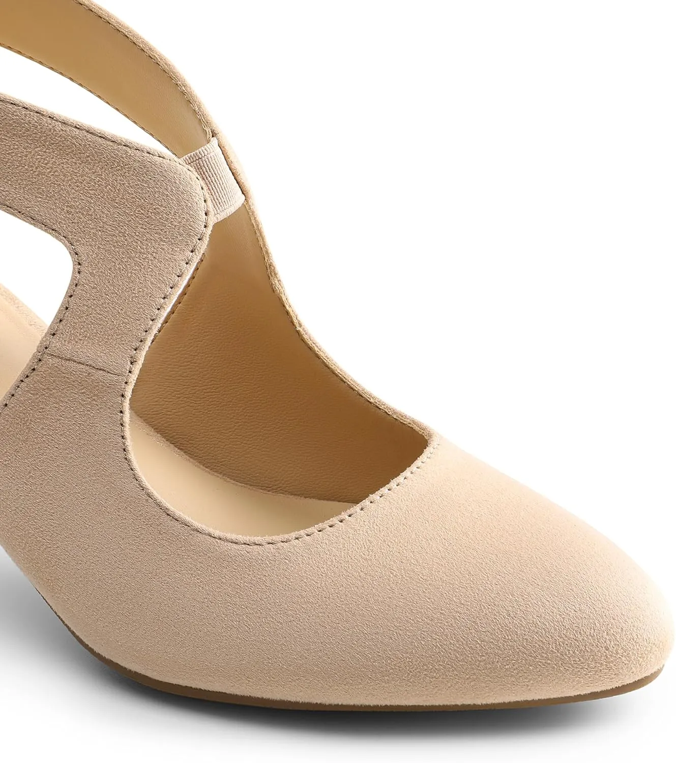 DREAM PAIRS Women's Pumps Closed Pointed Toe Kitten Heels Elegant Party Wedding Dress Shoes for Women