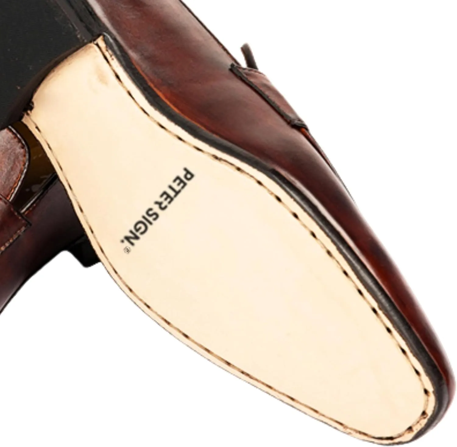 Dress Loafers for Men | Genuine Leather Penny Loafers Slip-On Comfortable Rubber Sole Tassel Design