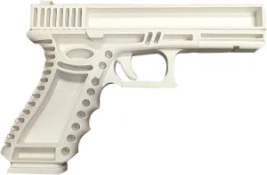 Durable Plastic Polymer Training Pistol - Lightweight Realistic Training Gun for Safe Dry Fire Drills, Draw, Grip, Movement - Compatible with Glock 19 & 23 - Fits WML, IWB & Safariland ALS Holster