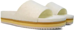 East Beach Slide Platform Sandals, Comfort Recovery, Arch Support, Water-Friendly, Speckled
