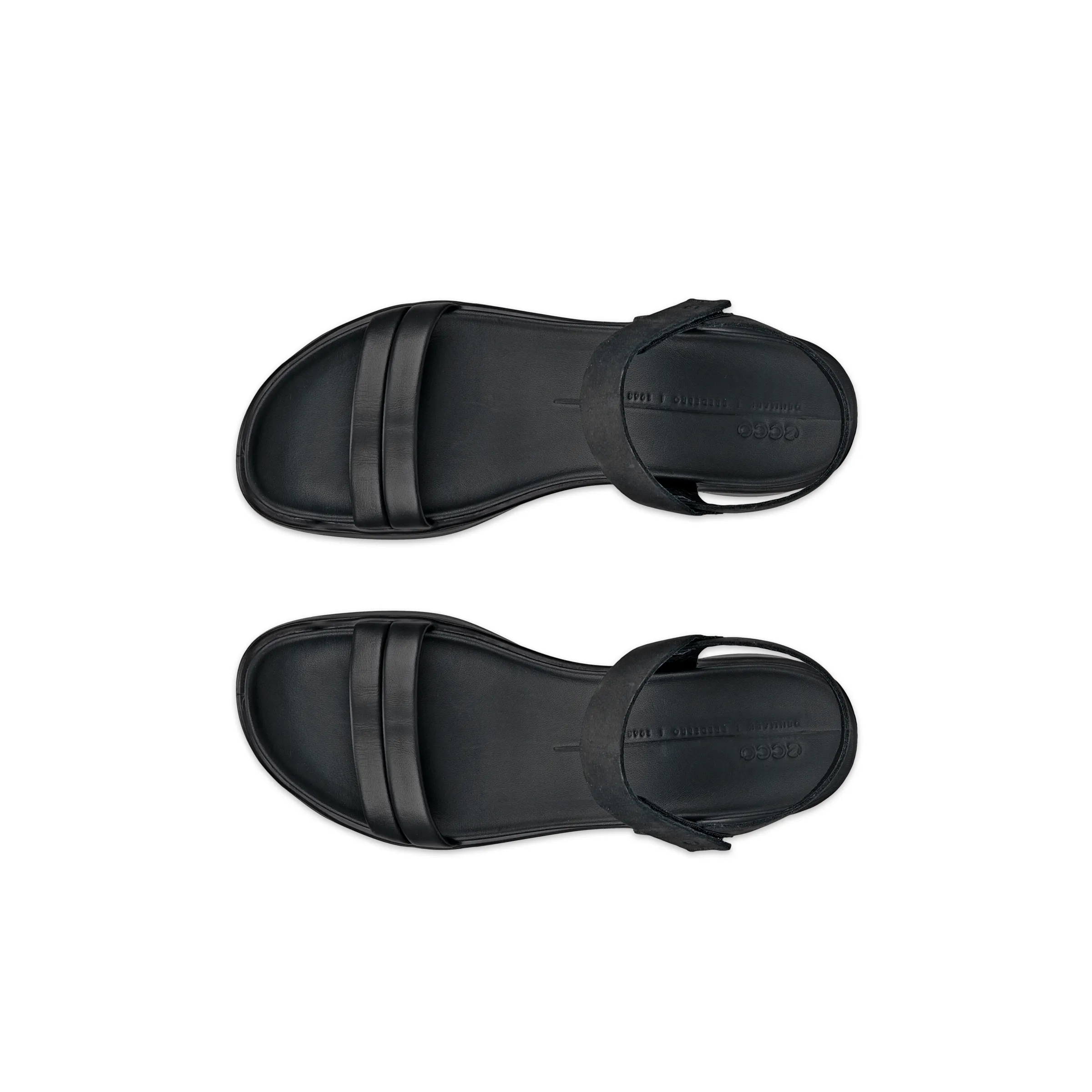 ECCO FlowT - Ladies Wedge Sandal in Black