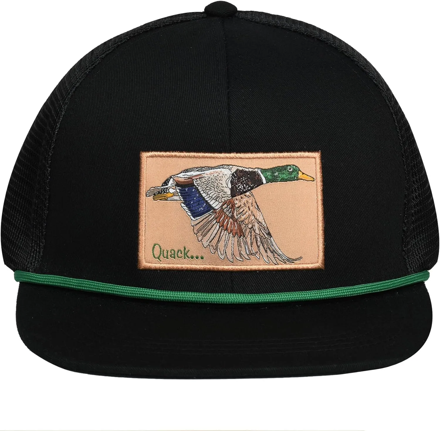 EDTREK Outdoorsman Pro Trucker Breathable Mesh Performance Cap - Flat Brim Snapback Hat