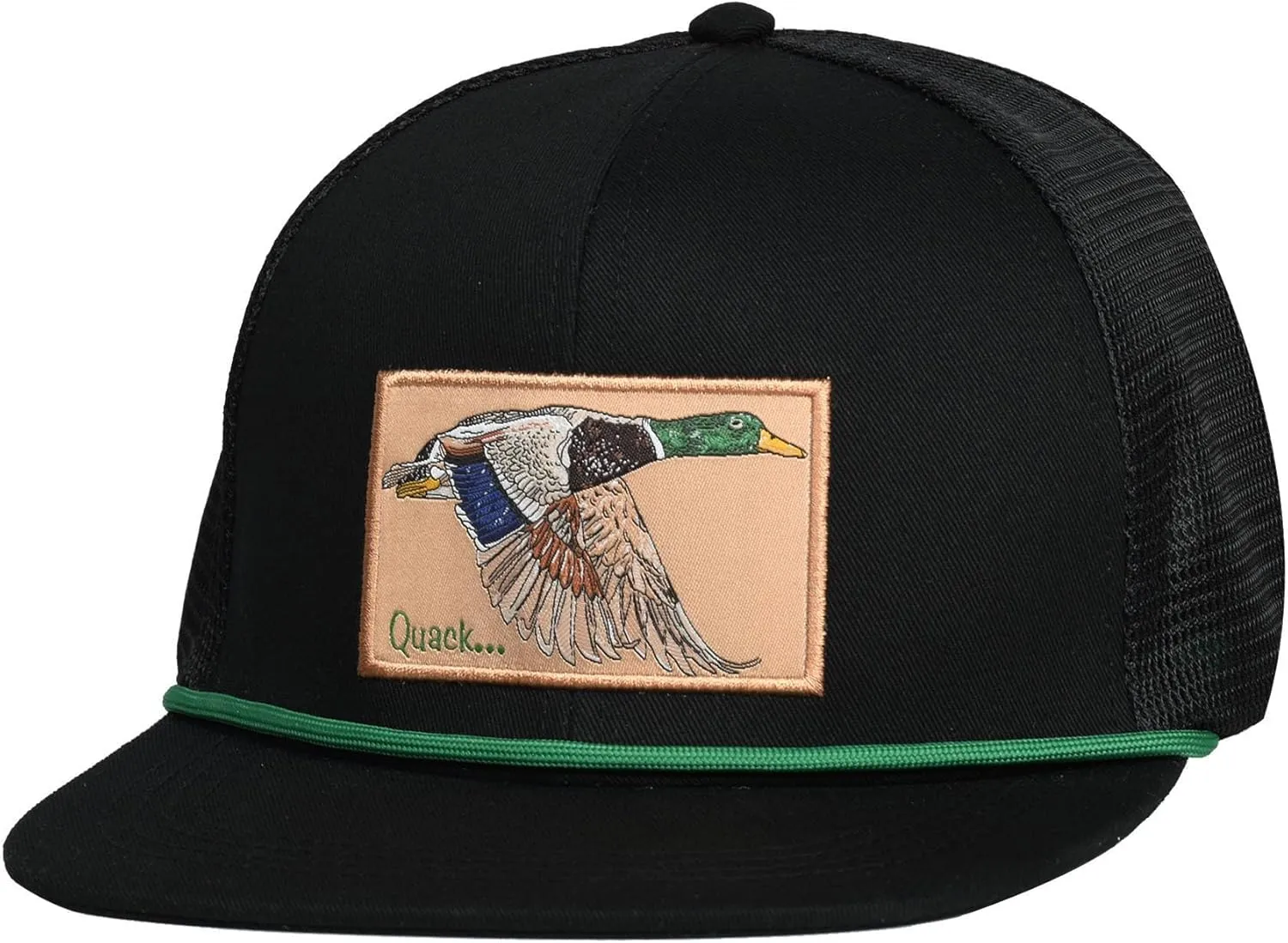 EDTREK Outdoorsman Pro Trucker Breathable Mesh Performance Cap - Flat Brim Snapback Hat